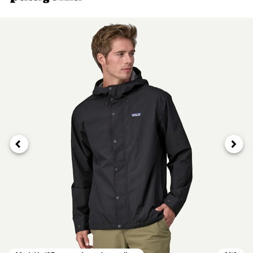 Patagonia Jackson Glacier Rain Jacket new, ink black, size L