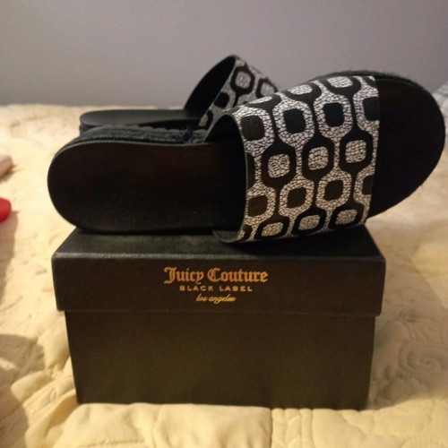 Women's sandals used, size 38, black, double-soled, leather