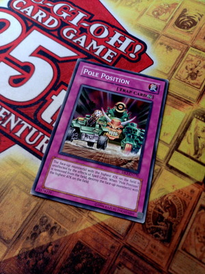 Pole Position Yu-Gi-Oh! card used, DR3