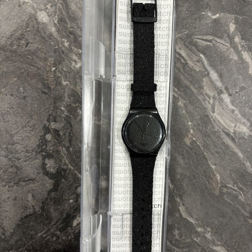 Swatch Climax GZ254 women's watch new, black silicone strap