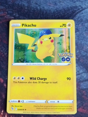 Pokemon Pikachu 028/078 Pokemon Go new