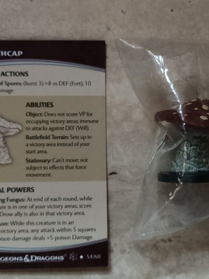 Dungeons & Dragons Demonweb Deathcap miniature figure