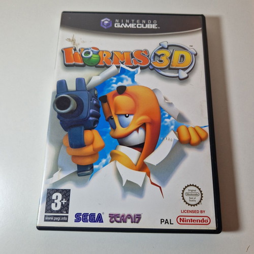 Worms 3D Nintendo GameCube game like new