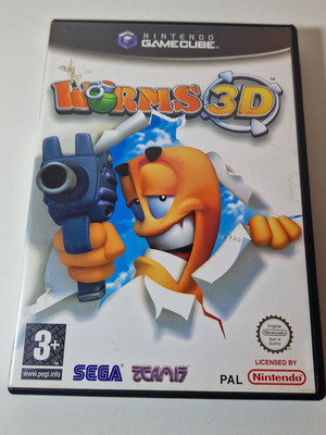 Worms 3D Nintendo GameCube game like new