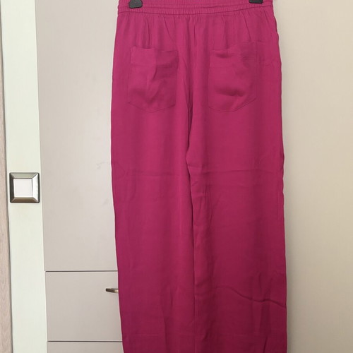 Zara fuchsia summer pants like new, size L