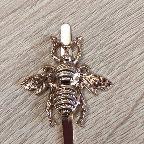 Decorative Metal Bee Large 3cm new, gold and black nickel
