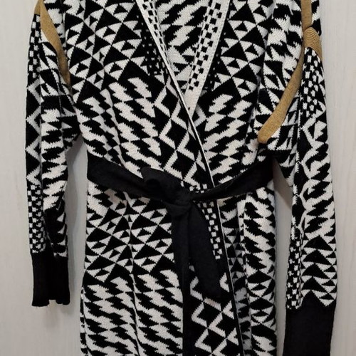Aggel knitwear long cardigan new, multicolor