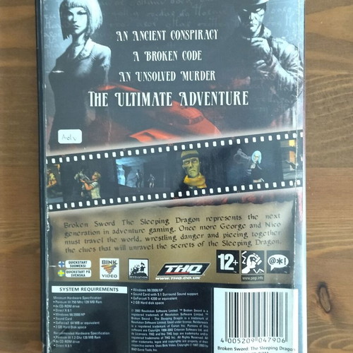 Broken Sword The Sleeping Dragon PC used game