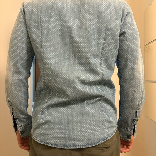 Edward Jeans men's denim shirt, size S