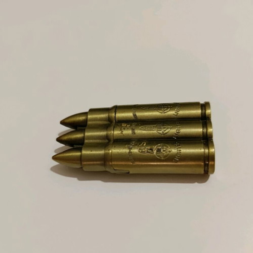 Metal gas lighter bullet shape used