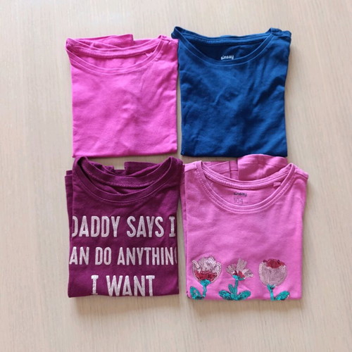 Παιδικά T-Shirt μεταχειρισμένα, πακέτο 4 τεμαχίων, 3-4 ετών, Sinsay & The Childrens Place