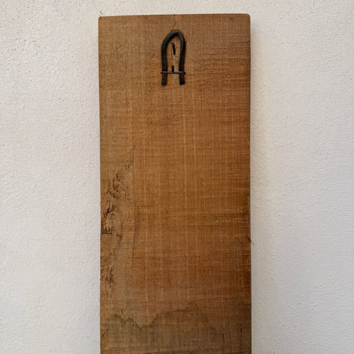Handmade Saint Nicholas Icon on Natural Wood used, Georgantea