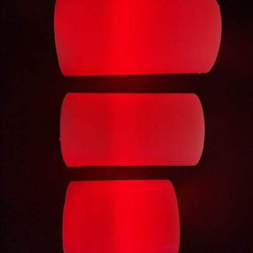 Set of 3 LED decorative flameless candles with remote control
