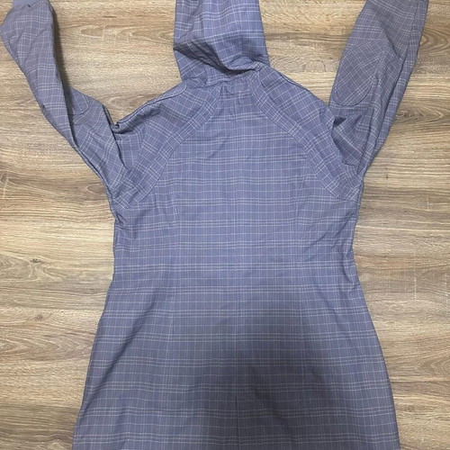 Bergans of Norway Rain Vika women's long jacket XL used, gray and blue