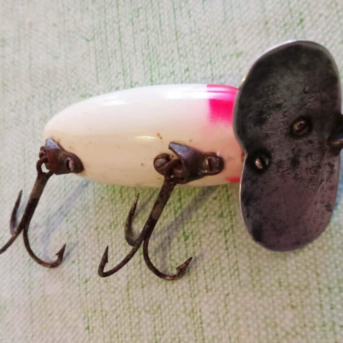 Fred Arbogast Jitterbug vintage fishing lure used with original box