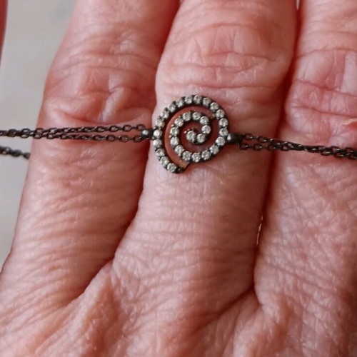 Silver bracelet 925 like new, length 17.5 cm