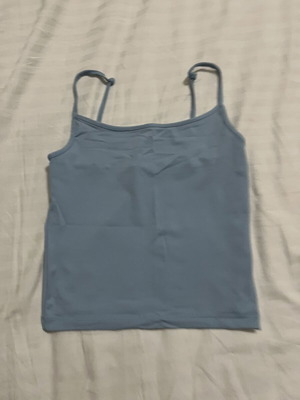 Pull & Bear blue camisole top, XS