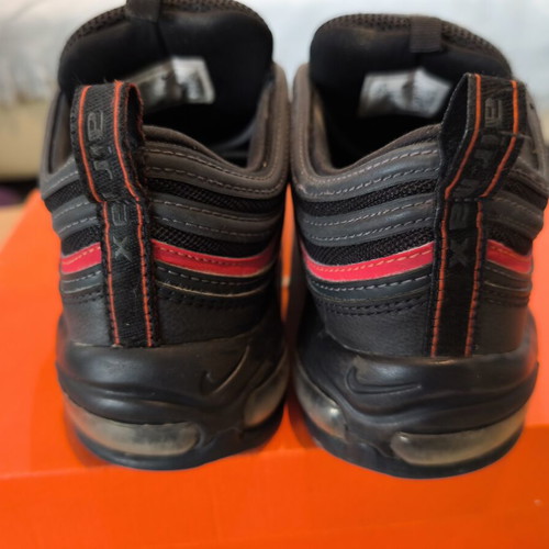 Nike Air Max 97 sneakers like new, size 43, black and red