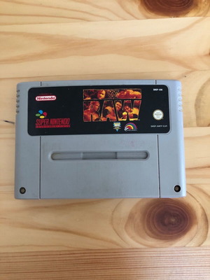 Nintendo SNES WWF Raw used PAL