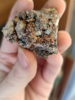 Siderite with calcite new, Greek collectible specimen