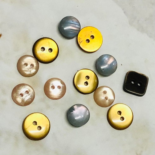 Sewing buttons pack new, 13 pcs