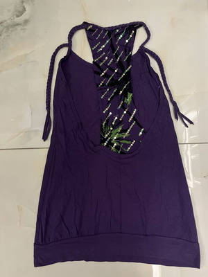 Purple shirt size small with back details like new