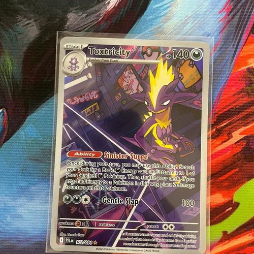 Pokemon Toxtricity card new condition