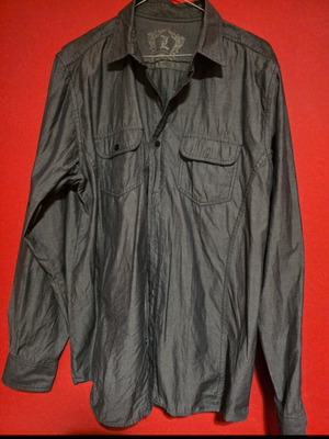 Dark gray shirt like new, size L