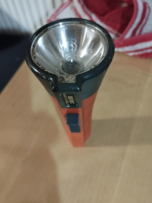 BERC flashlight from the 70s used, made in England
