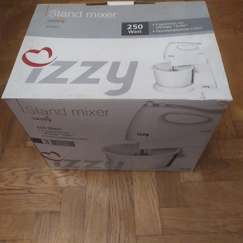 Mixer Izzy Sweety M-01P2 with plastic bowl like new