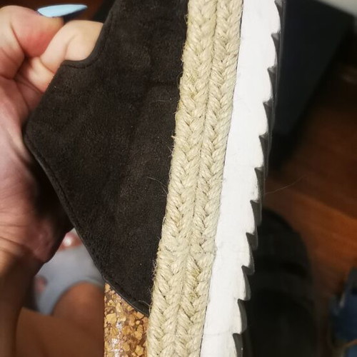 Funky Buddha platform sandals like new, brown, size 37