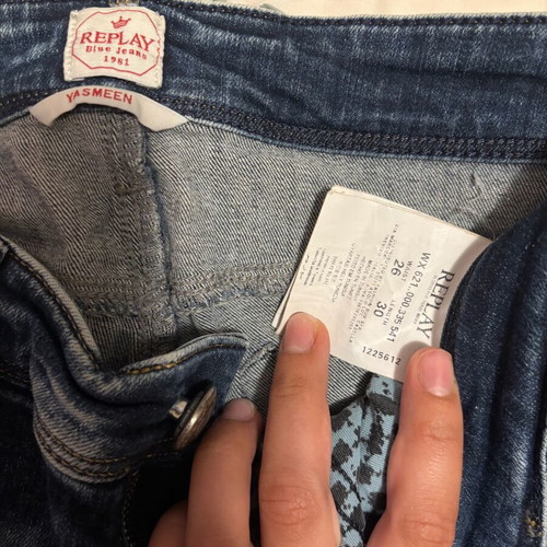 Replay Jean w26 like new, blue