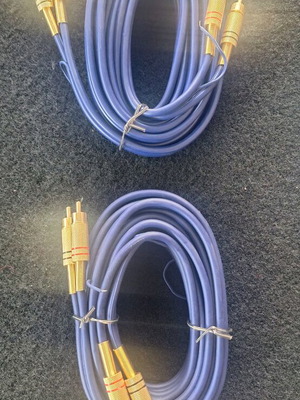 Rca καλώδια 2 ζευγάρια 3,50μ για ηχοσυστήματα καινούργια