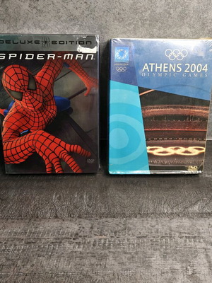 Spider-Man Deluxe Edition DVD and Athens 2004 Olympic Games DVD box set new, sealed