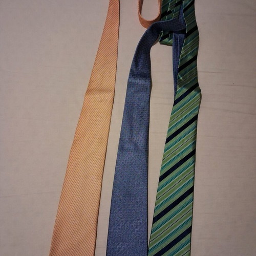 Bulgari ties like new, set of 3 pieces