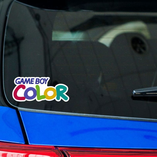 Game Boy Color stickers set of 2 made to order