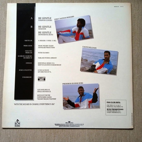 B.V.S.M.P Be Gentle LP 12'' μεταχειρισμένο
