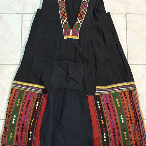 Traditional folk costume used with beautiful designs, height 110 cm