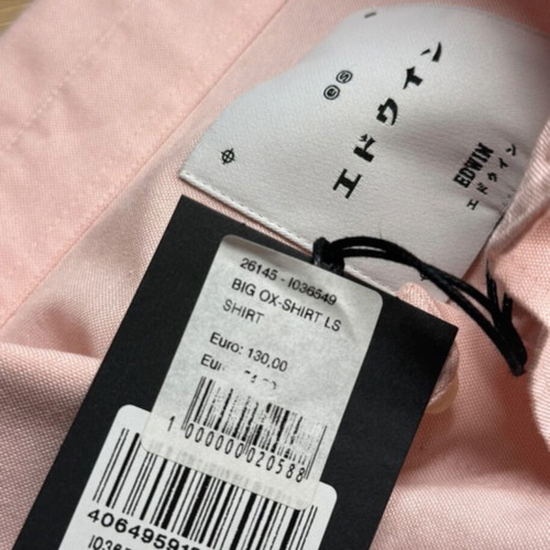 Edwin shirt new, size Medium, pink