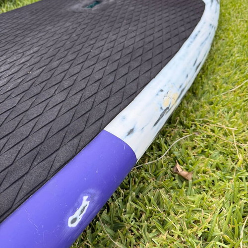 Cohete Performer SUP board used, includes leash and carrying case