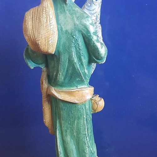 Chinese Fisherman Figurine used, 22cm