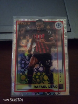 Κάρτα Rafael Leao 2022-23 Topps Merlin vintage refractor σαν καινούργιο