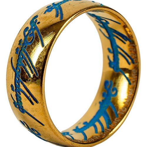 Lord of the Rings Glow in the Dark One Ring new with display case