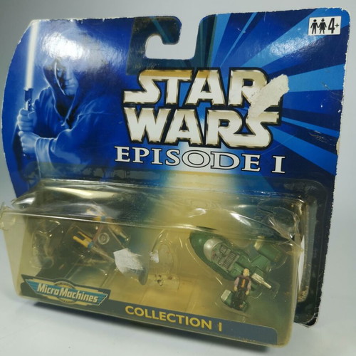 Star Wars Episode Micro Machines Collection used, 1999 set Hasbro Galoob