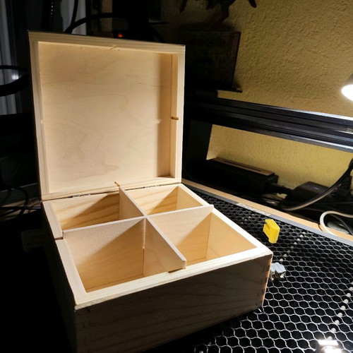 Wooden Organization Box with Saint Paisios Engraving new