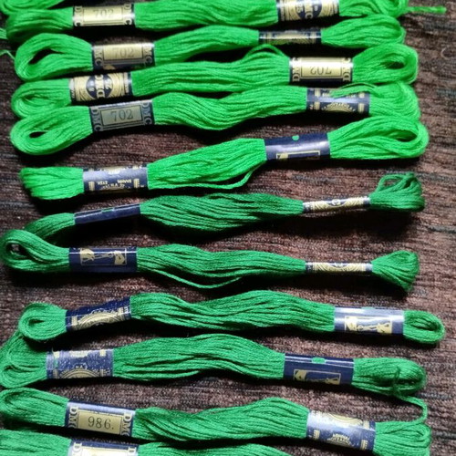 DMC threads new, pack of 79 skeins
