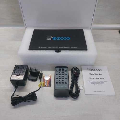 Ezcoo EZ-MX44HAS2 4x4 4K HDMI Matrix Switcher new