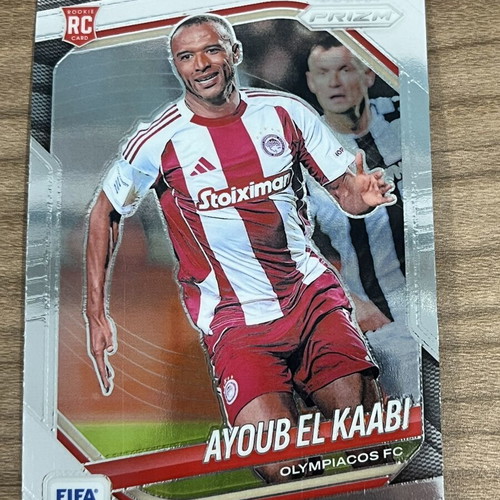 2025-26 Panini Prizm FIFA Soccer RC Ayoub El Kaabi card like new