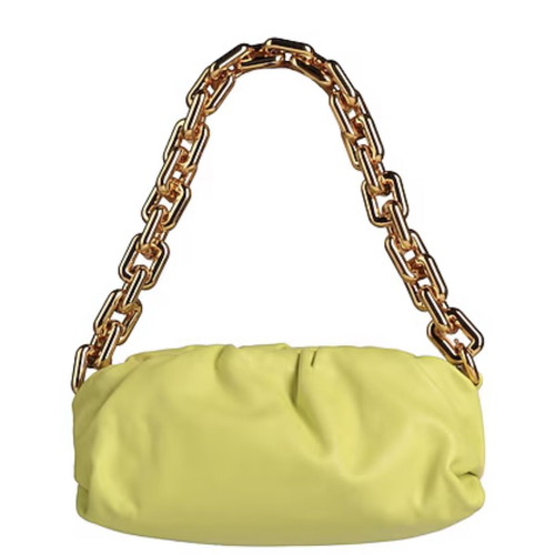 Bottega BV shoulder bag yellow, like new