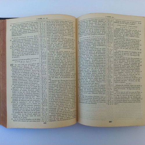 La Sainte Bible book used, French edition 1930